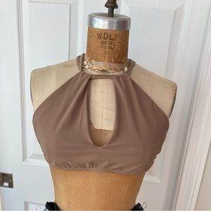 Halter swim top sz. L